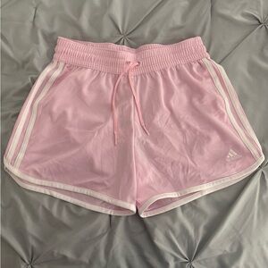 adidas Light Pink Athletic Shorts with White Trim Women’s Size Small (4) NWT